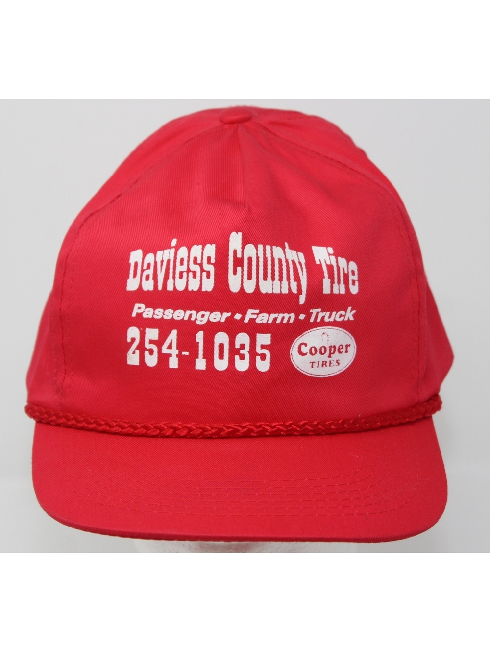 Daviess County Tire Hat Passenger Farm Truck Cooper Tires Washington Indiana Cap